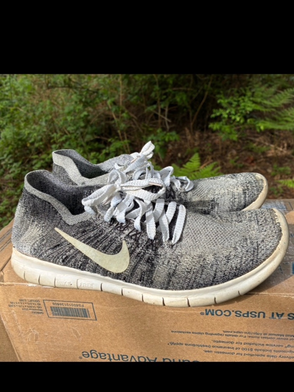 Nike Flyknit gray/white men’s 10